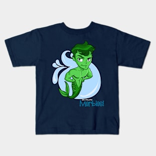 Green Merbie Kids T-Shirt